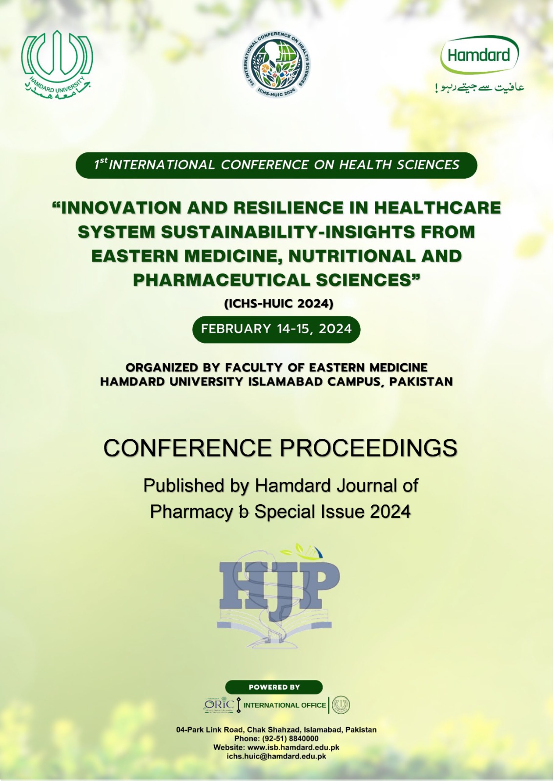 					View Vol. 1 No. 1 (2024): Special Edition Conference Proceedings (ICHS-HUIC-2024)
				